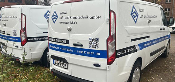 Stellenangebote bei der WOWI Luft- und Klimatechnik Berlin